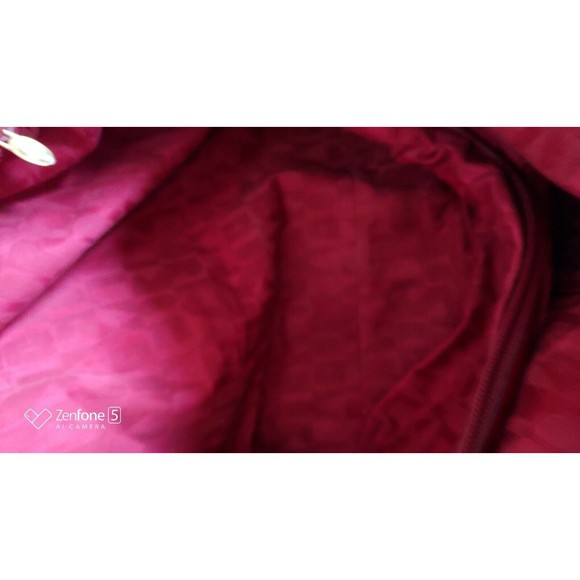 FURLA women's Leather Tote Bag Large Cherry Red - Picture 9 of 10